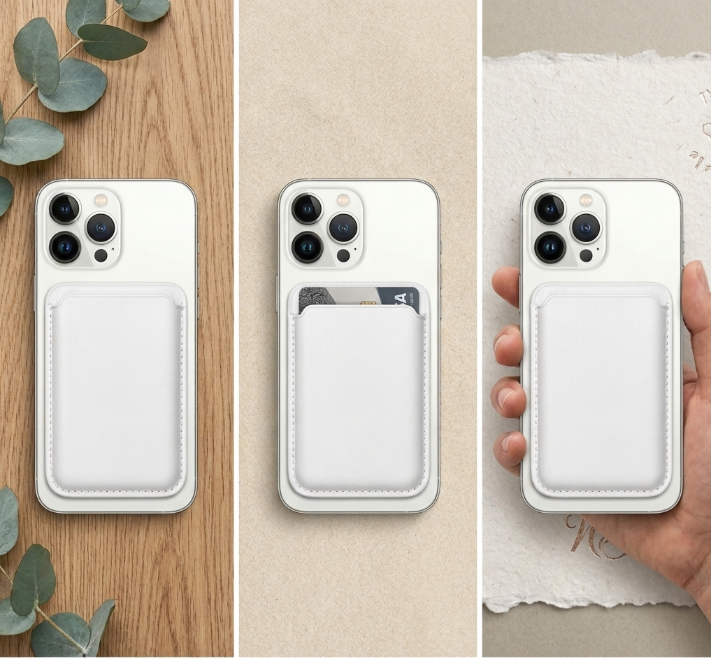 SnapSlim Wallet-MagSafe Vegan Wallet by Clean Eco-Tech