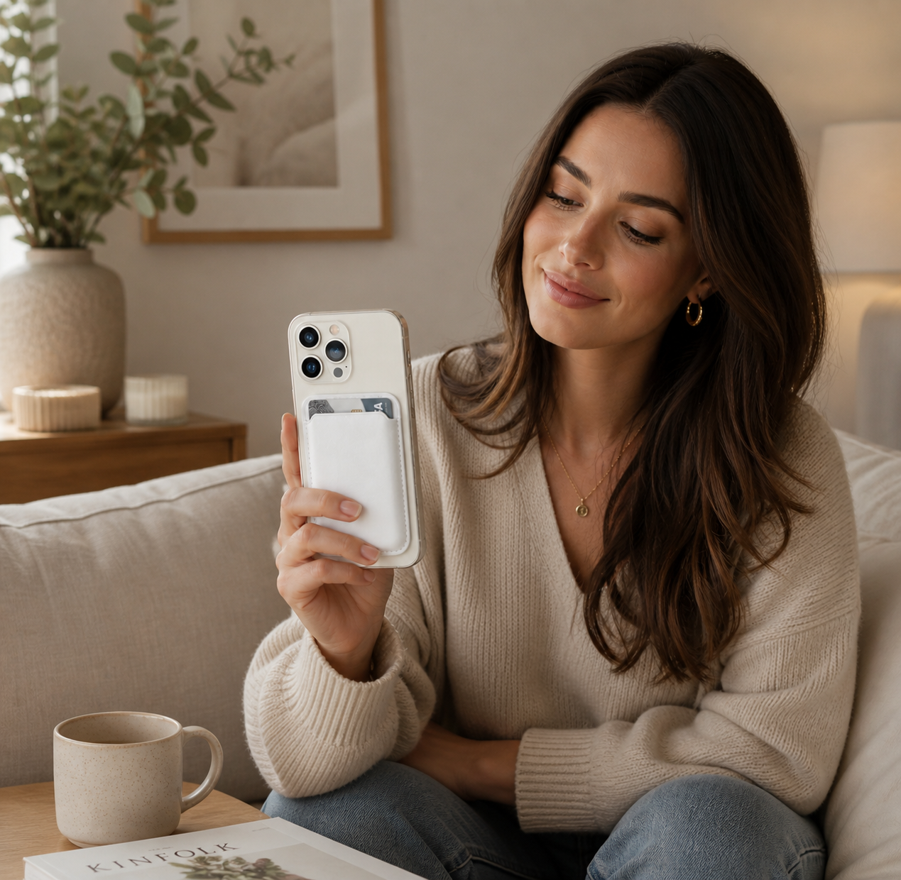 SnapSlim Wallet-MagSafe Vegan Wallet by Clean Eco-Tech